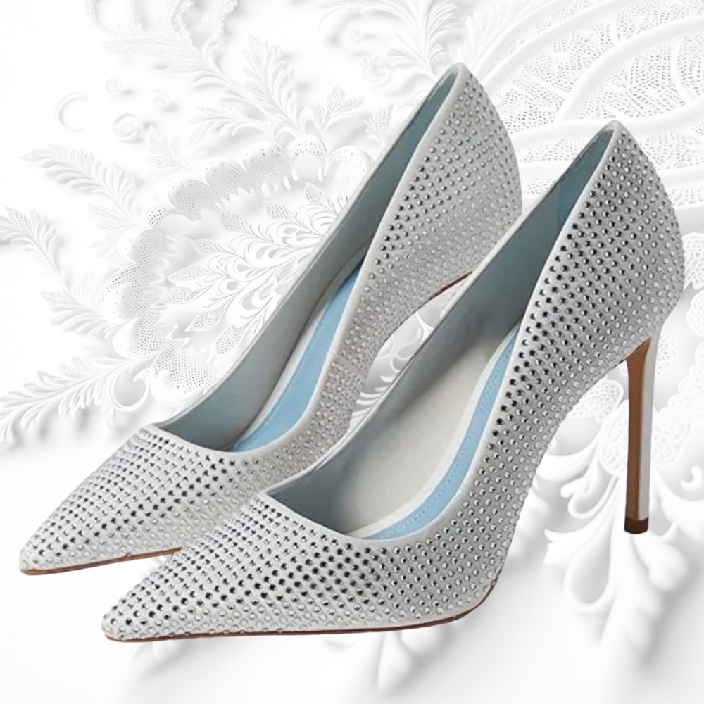 SCHUTZ SILVER CRYSTALS PUMPS NWT SIZE: 8.5 - Picture 3 of 3